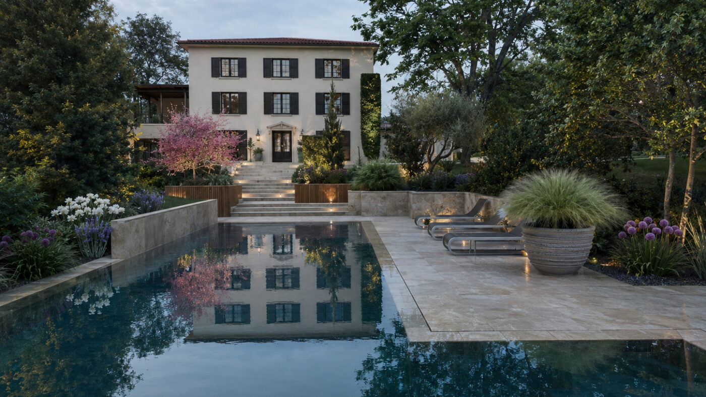 Piscine mirroir Lyon 2
