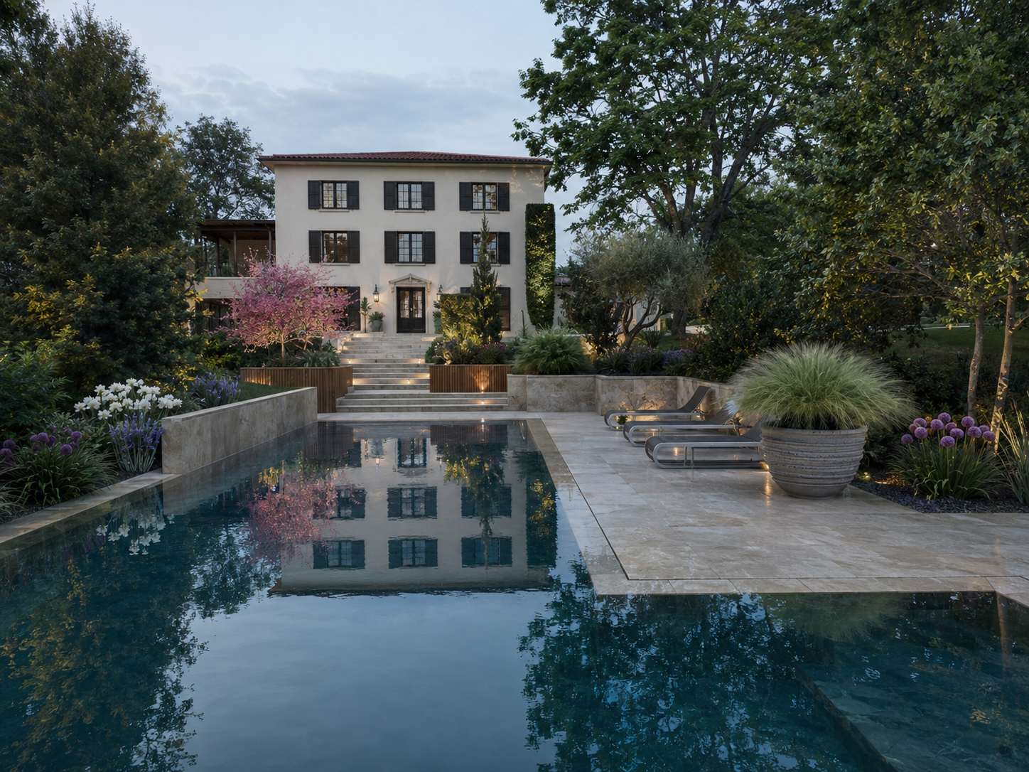 Piscine mirroir Lyon 2